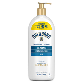 Gold Bond Healing Hydrating Body Lotion 24 Oz Pump front view