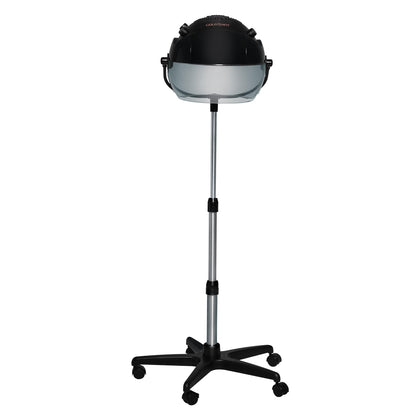 Gold N Hot Ionic Stand Bonnet Dryer front view with adjustable hood