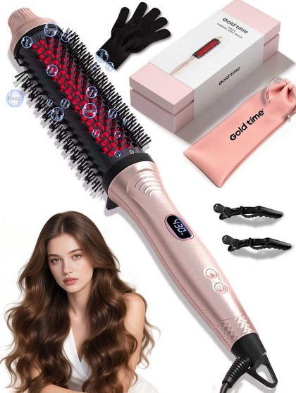 GOLD TIME Infrared Thermal Brush 1.65” front view in pink
