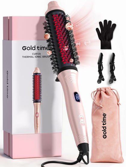 GOLD TIME Infrared Thermal Brush front view with LED display