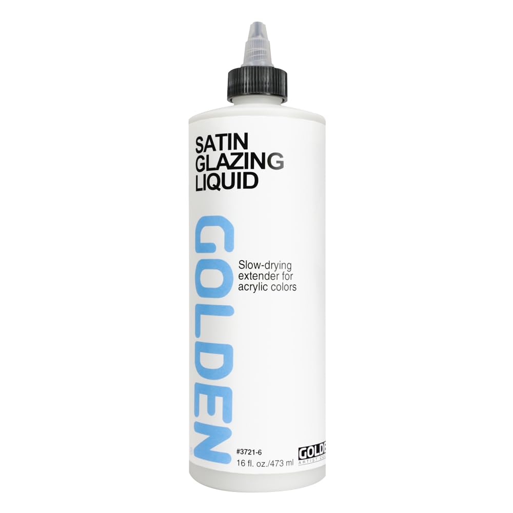 GOLDEN Acrylic Glazing Liquid 16oz bottle front view