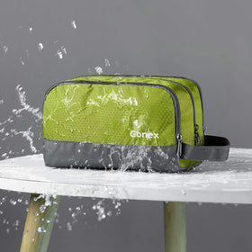 Gonex Toiletry Bag showing organised compartments with toiletries