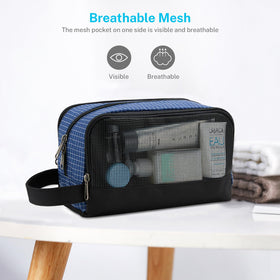 Gonex Travel Toiletry Bag compact size in a suitcase