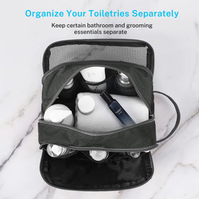 Gonex Travel Toiletry Bag dimensions displayed