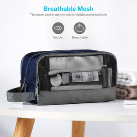 Gonex Travel Toiletry Bag dimensions displayed