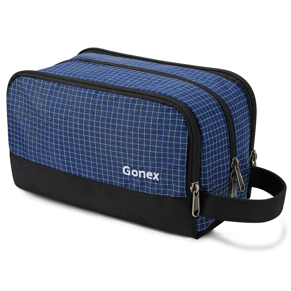 Gonex Travel Toiletry Bag front view in black