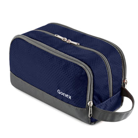 Gonex Travel Toiletry Bag front view in black