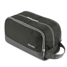 Gonex Travel Toiletry Bag front view with water-resistant fabric