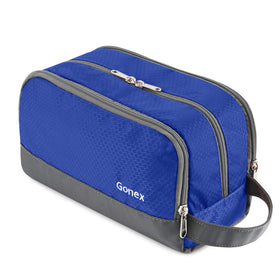 Gonex Travel Toiletry Bag front view with water-resistant fabric
