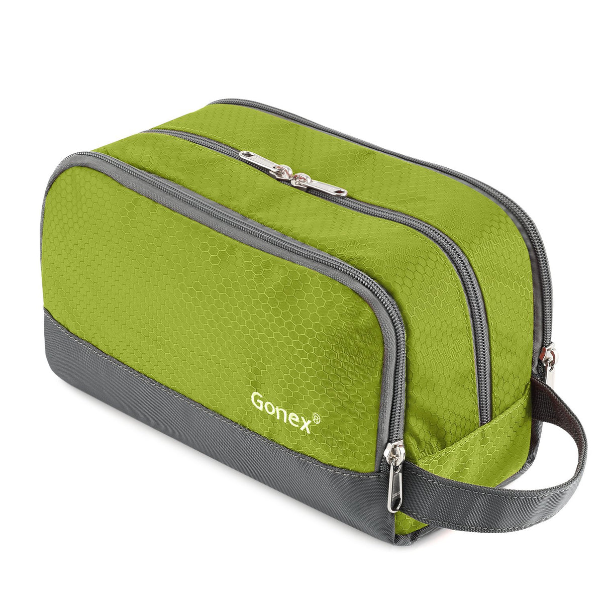 Gonex Travel Toiletry Bag front view with water-resistant fabric