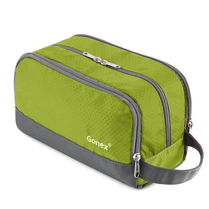 Gonex Travel Toiletry Bag front view with water-resistant fabric