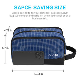 Gonex Travel Toiletry Bag side handle for easy carrying
