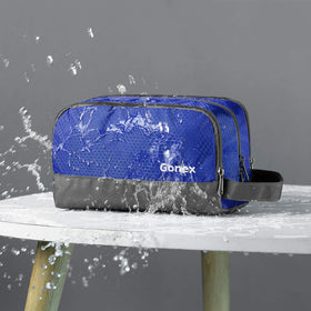 Gonex Travel Toiletry Bag side view showing organized compartments