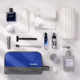 Gonex Travel Toiletry Bag with zippered mesh pouch