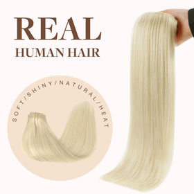 GOO GOO Clip in Hair Extensions 14inch length comparison