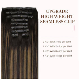 GOO GOO Clip in Hair Extensions 14inch packaging