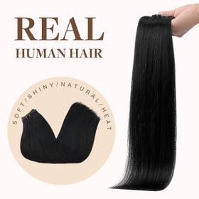 GOO GOO Clip in Hair Extensions 150g on a model