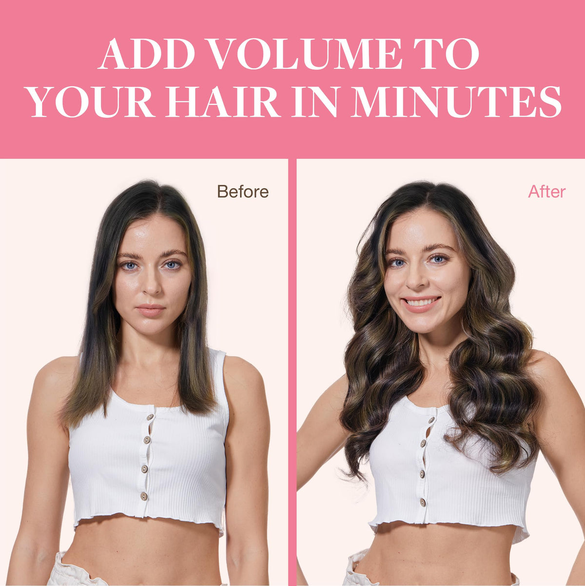 GOO GOO Clip in Hair Extensions 16inch 150g close-up of clips