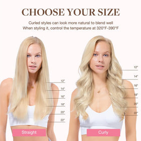 GOO GOO Clip in Hair Extensions 18inch 150g colour variation
