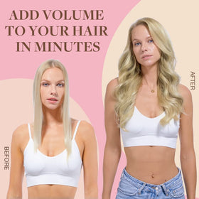GOO GOO Clip in Hair Extensions 18inch 150g lifestyle scene