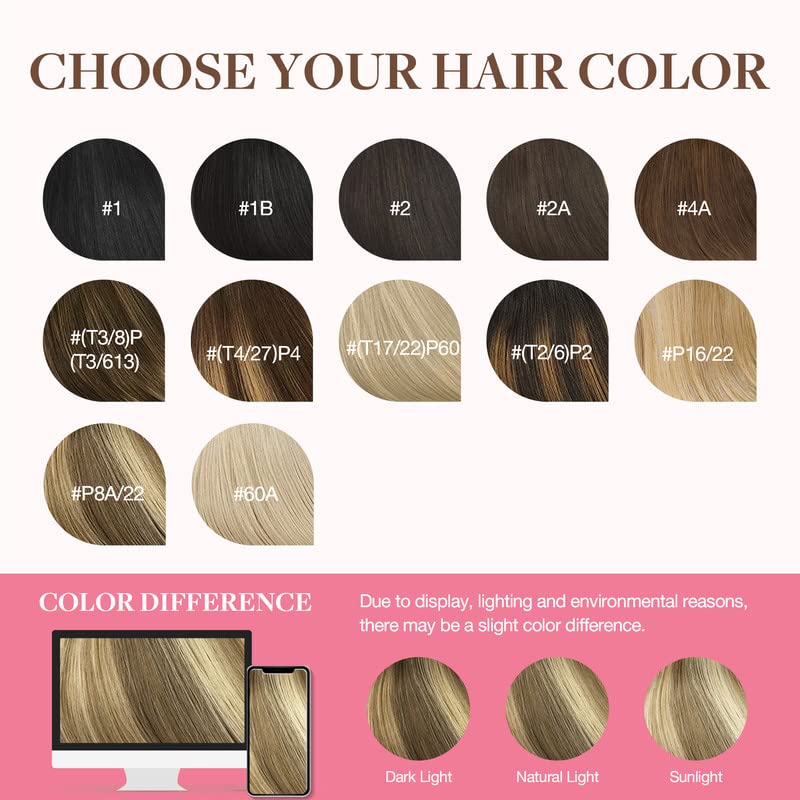GOO GOO Clip in Hair Extensions 18inch 150g styling options