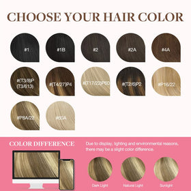 GOO GOO Clip in Hair Extensions 18inch 150g styling options