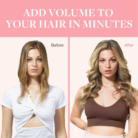 GOO GOO Clip in Hair Extensions 18inch Bahamian Balayage colour comparison