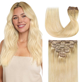 GOO GOO Clip in Hair Extensions 18inch front view