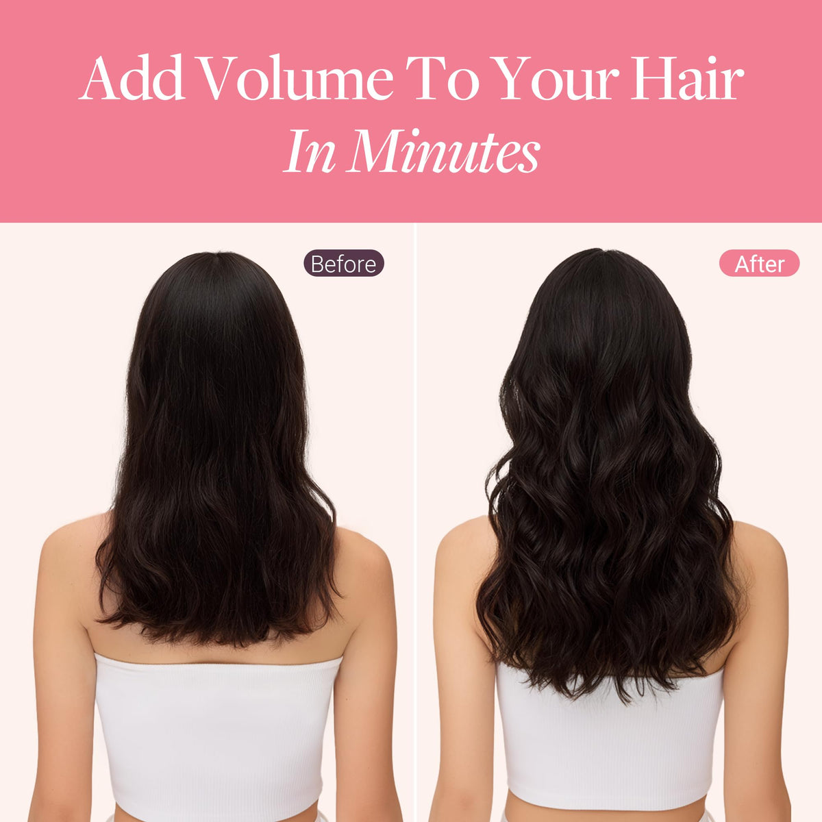 GOO GOO Clip in Hair Extensions 18inch lifestyle scene