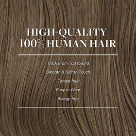 GOO GOO Clip in Hair Extensions 18inch styled look