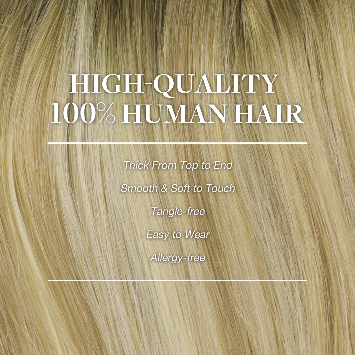 GOO GOO Clip in Hair Extensions 18inch styled on model