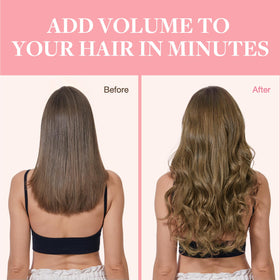 GOO GOO Clip in Hair Extensions 20 inch showing texture