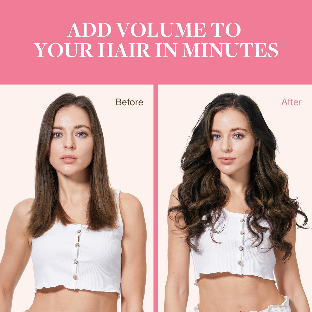 GOO GOO Clip in Hair Extensions 20inch displayed on a flat surface