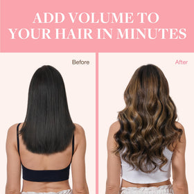 GOO GOO Clip in Hair Extensions 20inch side view