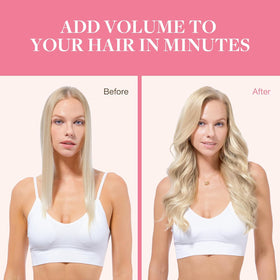 GOO GOO Clip in Hair Extensions 22 Inch Ash Blonde to Platinum Blonde