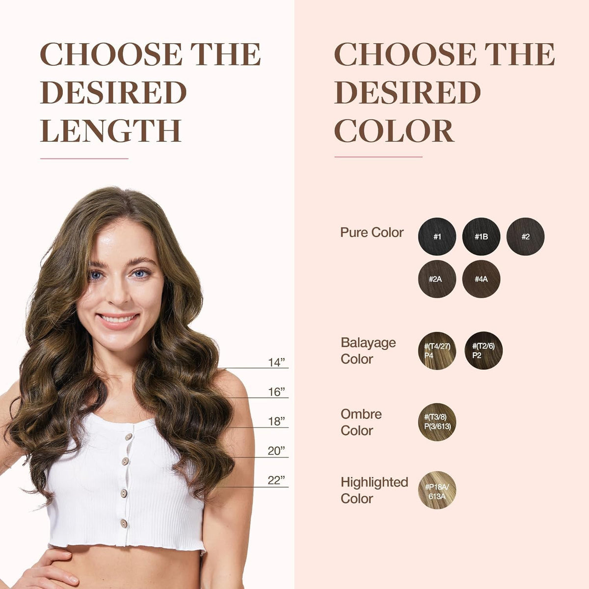 GOO GOO Clip in Hair Extensions 22 Inch lifestyle scene