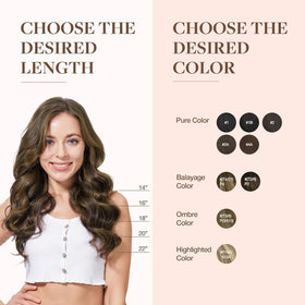 GOO GOO Clip in Hair Extensions 22 Inch lifestyle scene