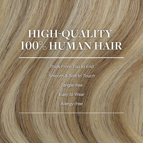 GOO GOO Clip in Hair Extensions 22 Inch styled in hair