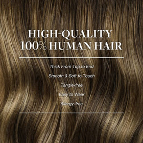 GOO GOO Clip in Hair Extensions 22inch 150g balayage colour