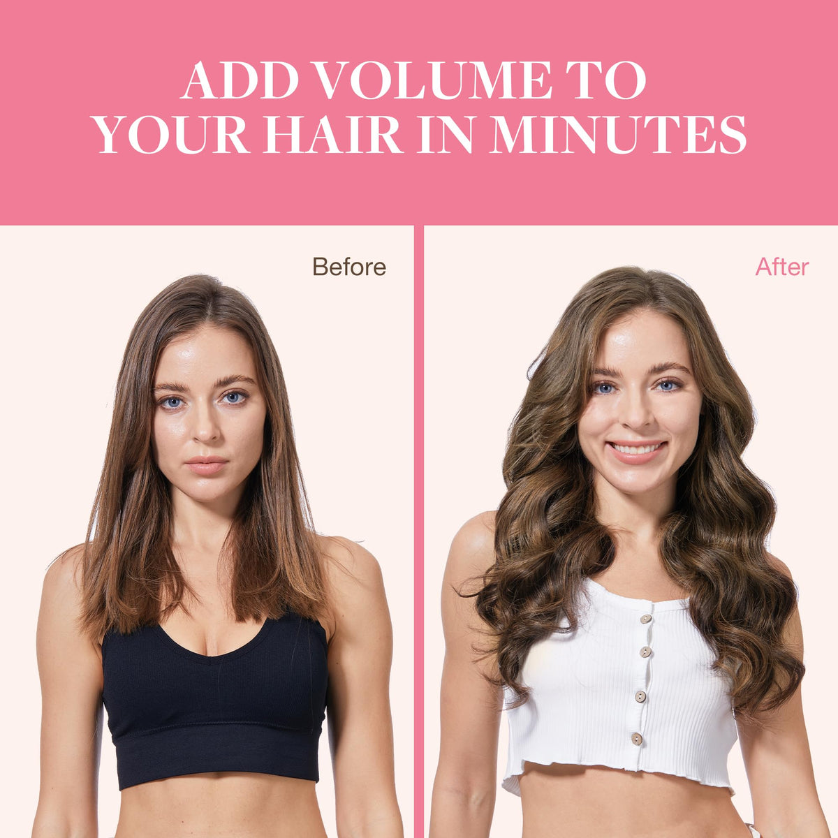 GOO GOO Clip in Hair Extensions 22inch 150g styled in hair