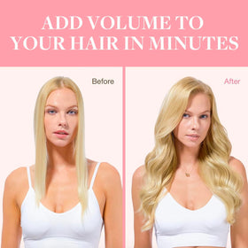 GOO GOO Clip in Hair Extensions 22inch #18D/22F lifestyle scene