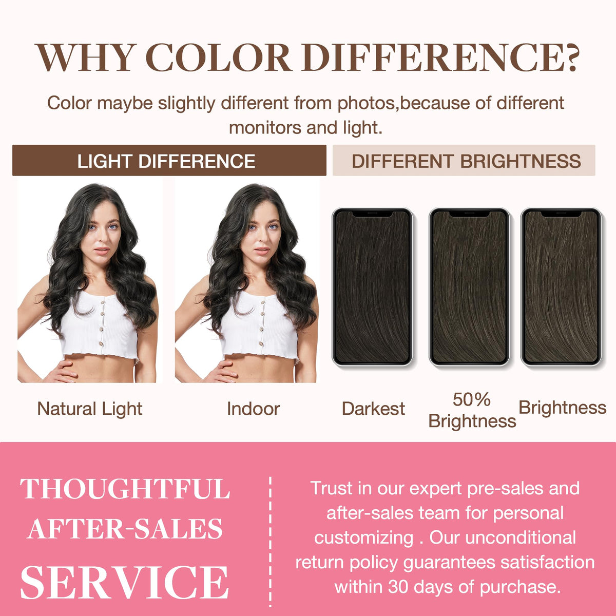 GOO GOO Clip in Hair Extensions 22inch in natural light