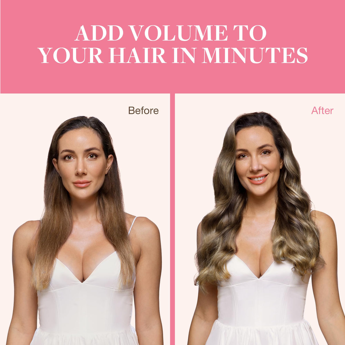 GOO GOO Clip in Hair Extensions 22inch styled in hair