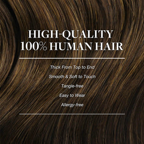 GOO GOO Clip in Hair Extensions 24 Inch in natural light