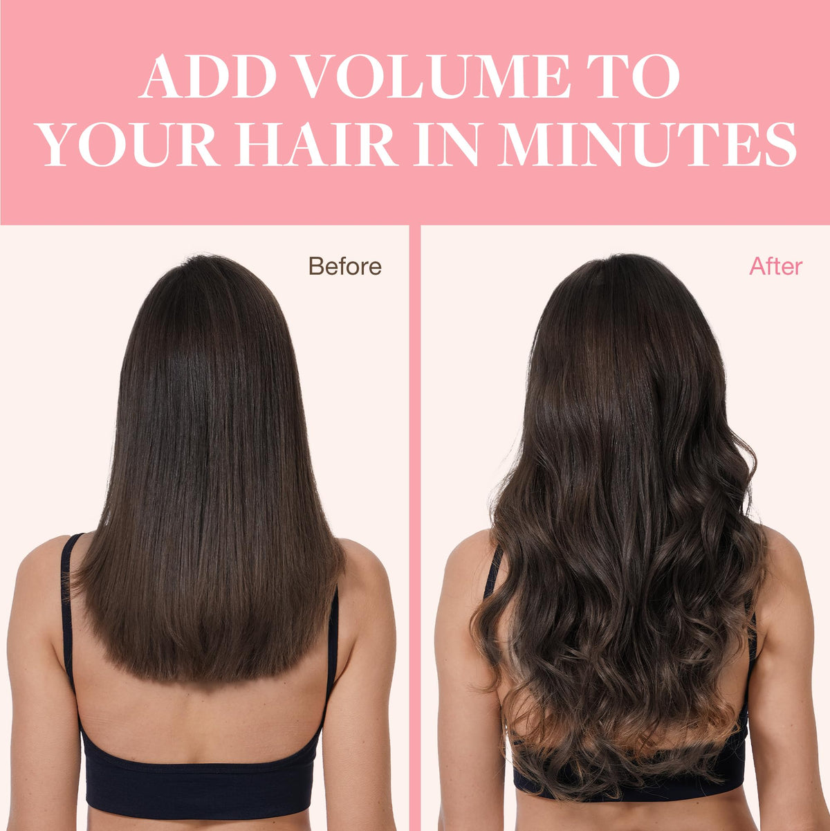 GOO GOO Clip in Hair Extensions 24 inch length comparison