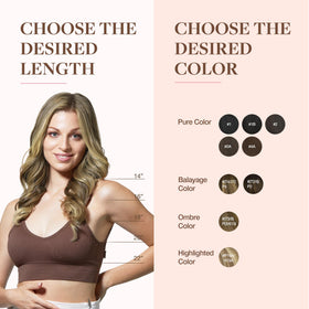 GOO GOO Clip in Hair Extensions 24 inch with additional clips
