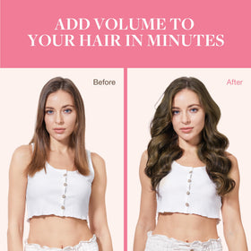 GOO GOO Clip in Hair Extensions 24inch Brown Sugar Highlights side view