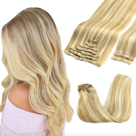 GOO GOO Clip in Hair Extensions 24inch front view