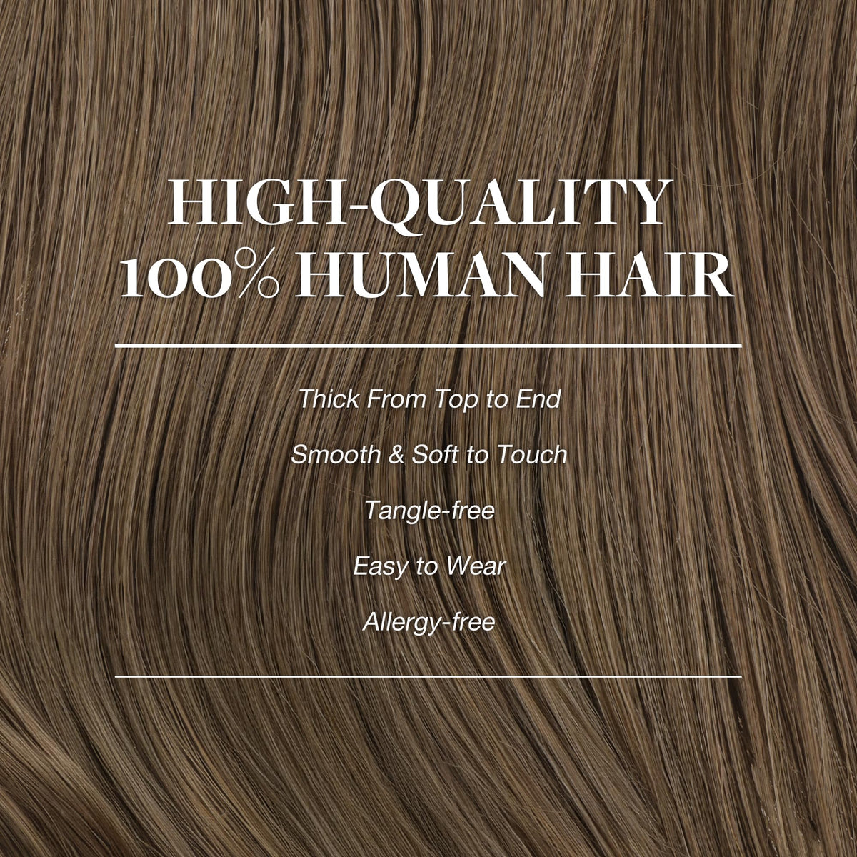 GOO GOO Clip in Hair Extensions 7 pieces layout