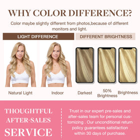 GOO GOO Clip in Hair Extensions 7Pcs display